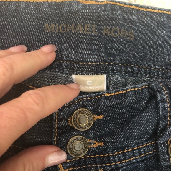 KORS jeans 100% cotton Sz 6 33” inseam - Picture 6 of 9